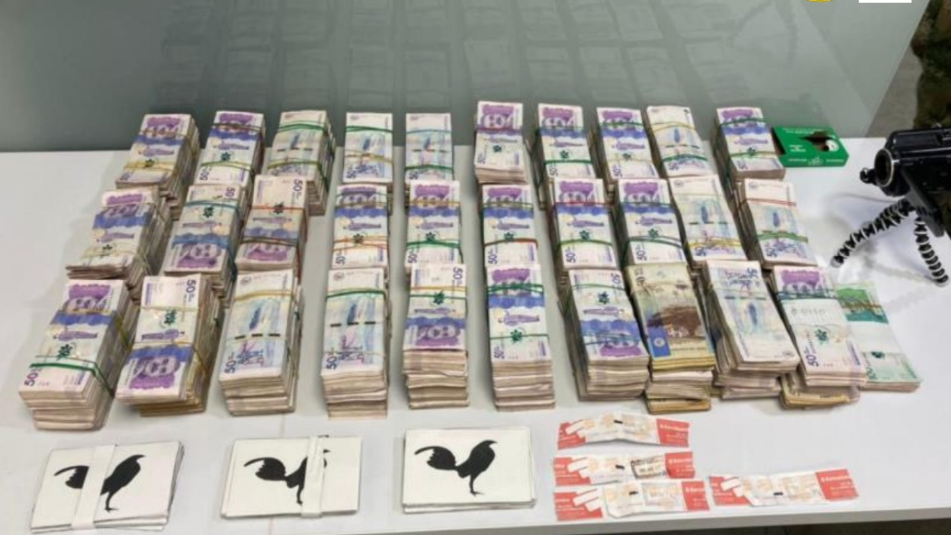 $750 millones incautados a los hombres