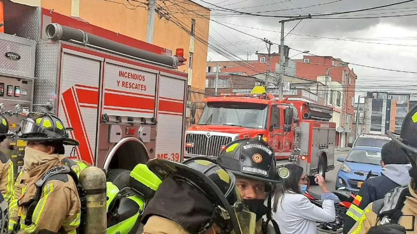 Explosión en la ciudad de Bogotá en la localidad de Engativa