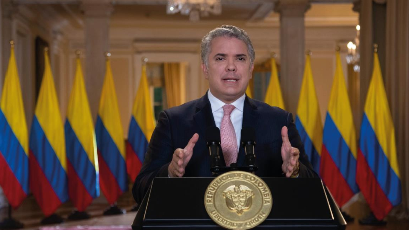 Presidente de Colombia Iván Duque