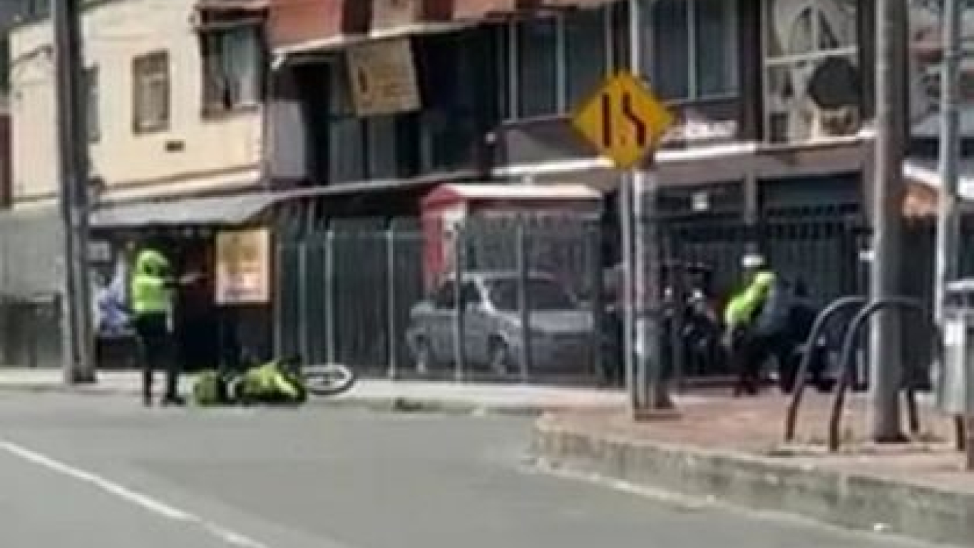 Patrulleros que resultó herido en intento de atraco en el barrio Restrepo