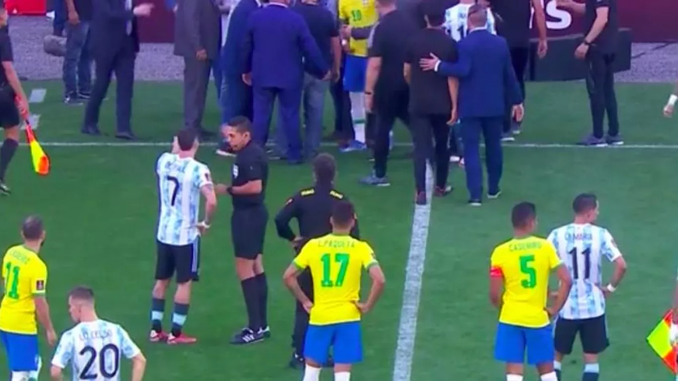 Partido Brasil-Argentina suspendido