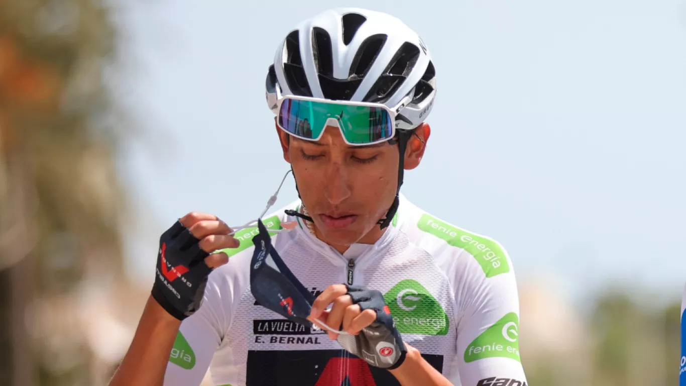 Egan Bernal en Vuelta  España 2021