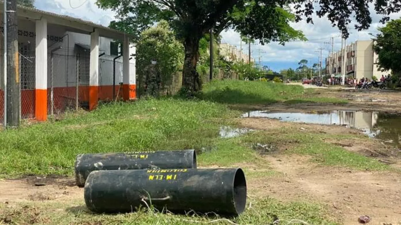 Cilindros bomba en Saravena, Arauca