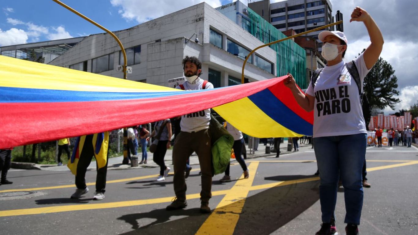 Nueva jornada de manifestaciones en Colombia