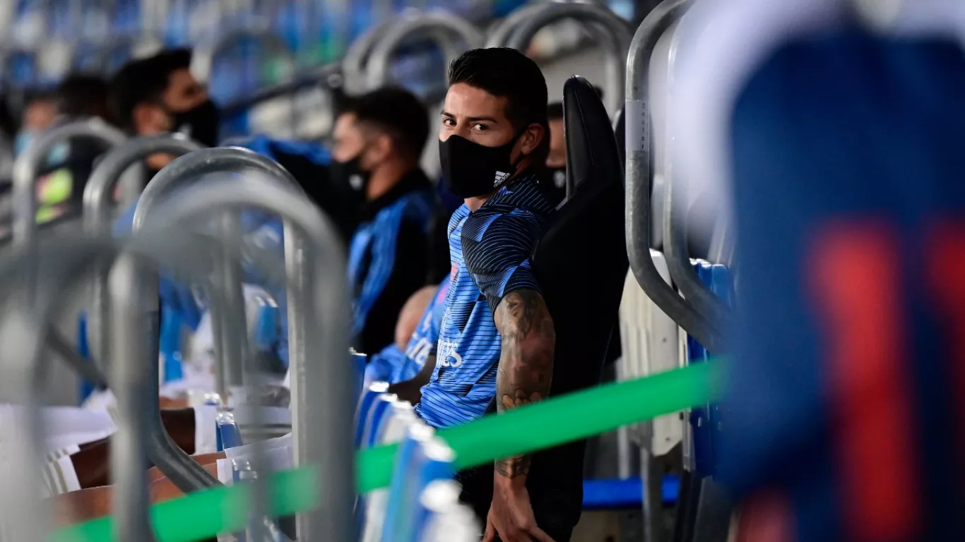 James Rodríguez en el Everton