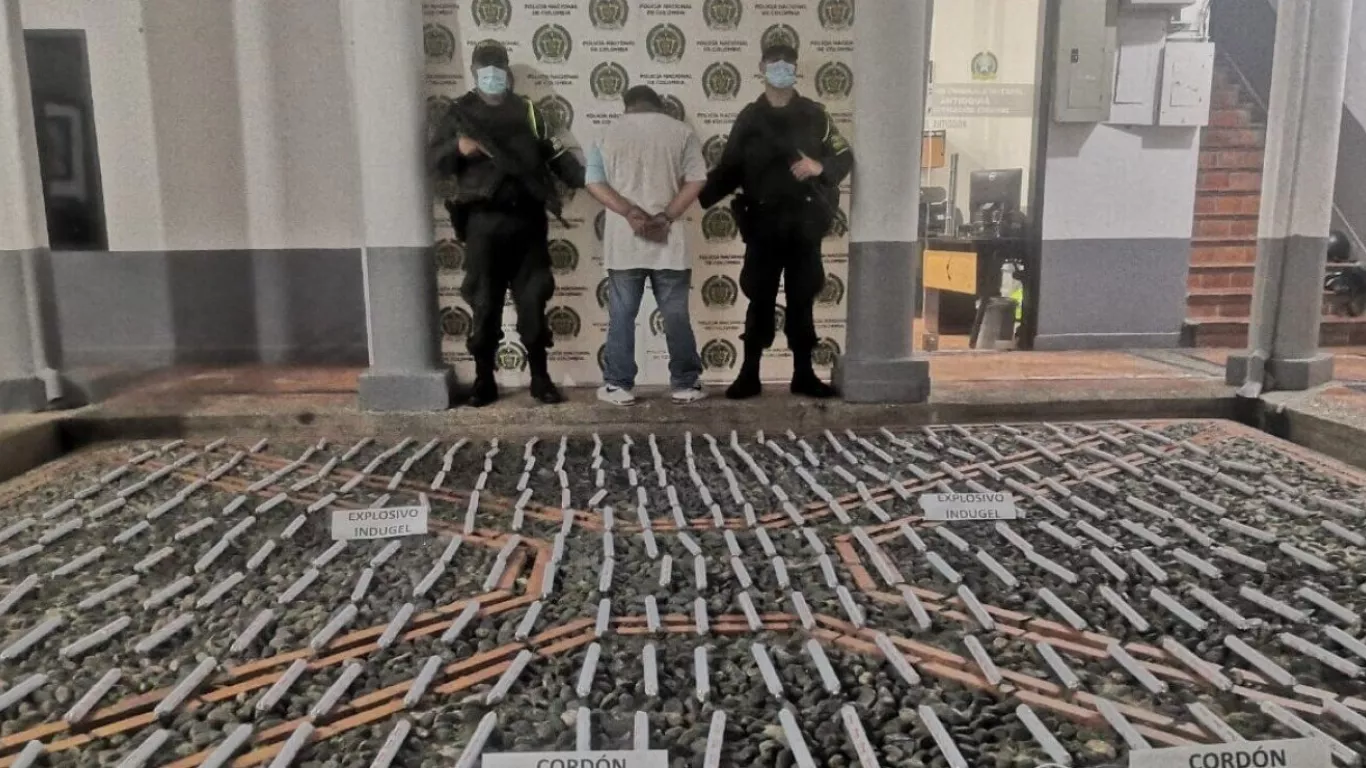 Marihuana incautada por la Policía de Antioquia