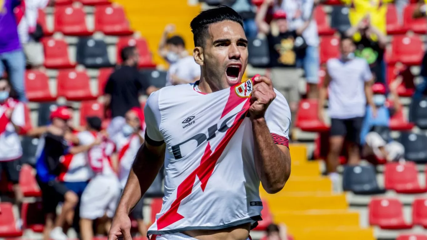 Radamel Falcao en el Rayo Vallecano