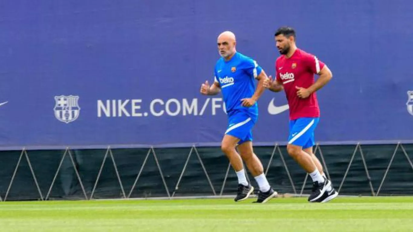 Kun retornó a entrenamientos