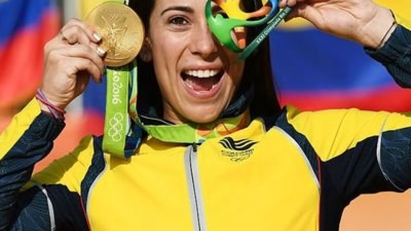 Mariana Pajón ganadora de la Copa Mundo de BMX