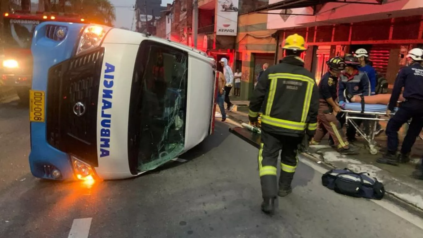 Accidente en ambulancia