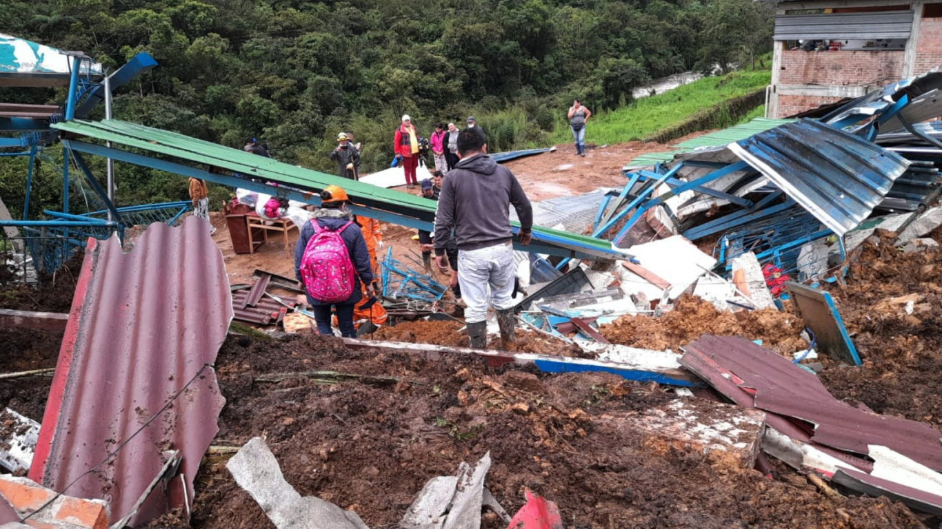 Nariño: Avalancha deja dos muertos, siete heridos y varios desaparecidos