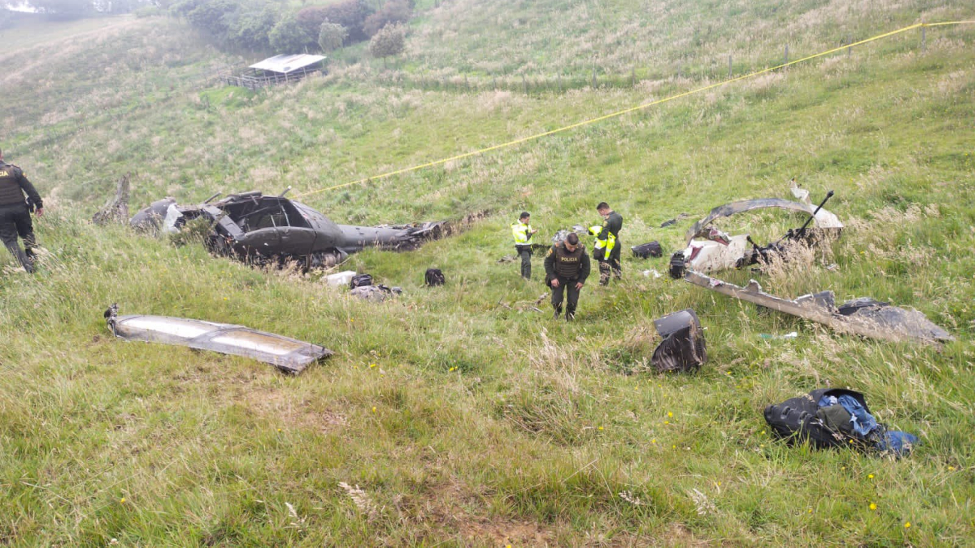 Asciende a tres la cifra de muertos tras el accidente del helicóptero de la Policía en Subachoque