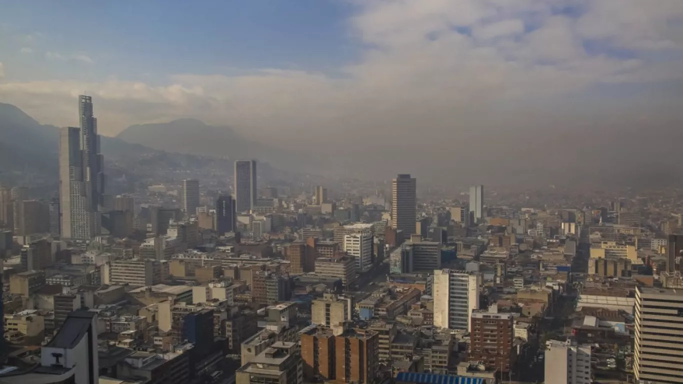 Alerta amarilla en Bogotá por la calidad del aire