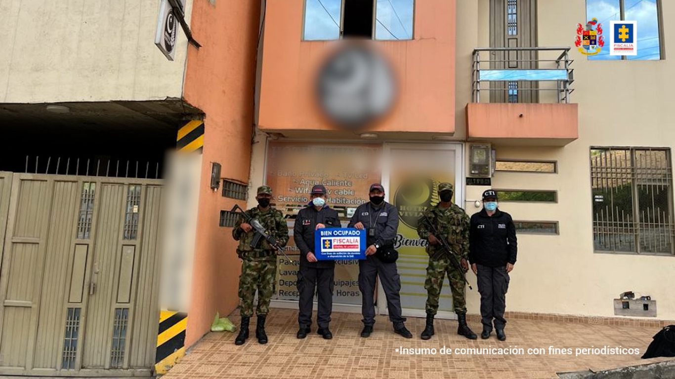Medida cautelar para bienes de estructura criminal
