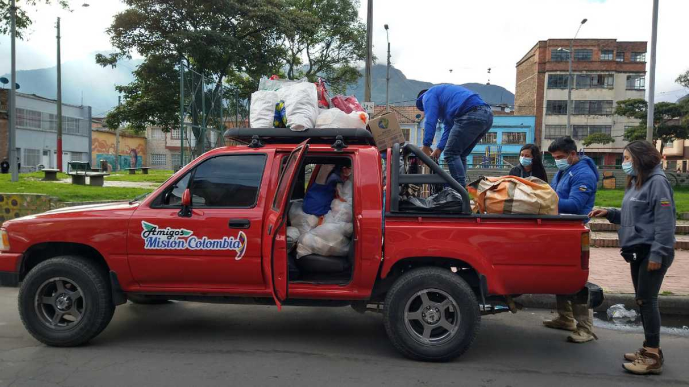 camioneta misión colombia