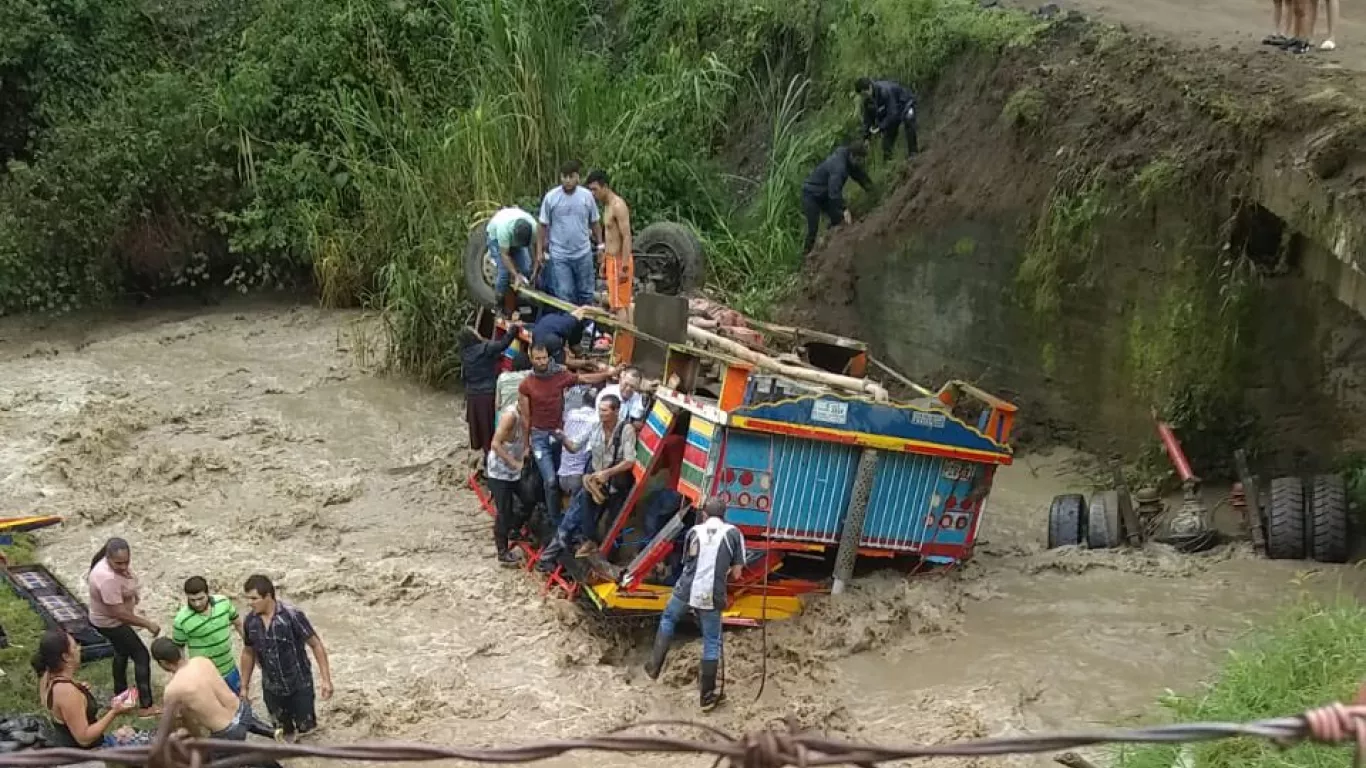 Accidente chiva Salgar, Antioquia 