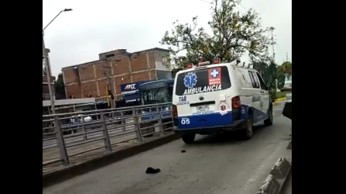 Hombre falleció tras ser arrollado por una ambulancia en Cali