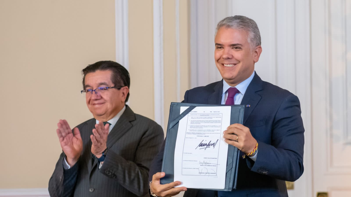 Presidente Duque destacó labor del MinSalud