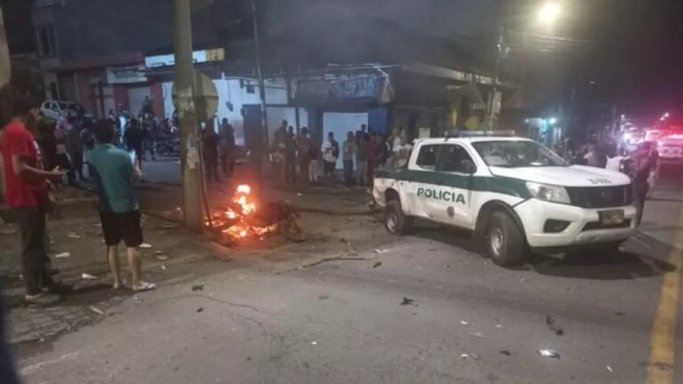 Motobomba en Bordo, Patía 