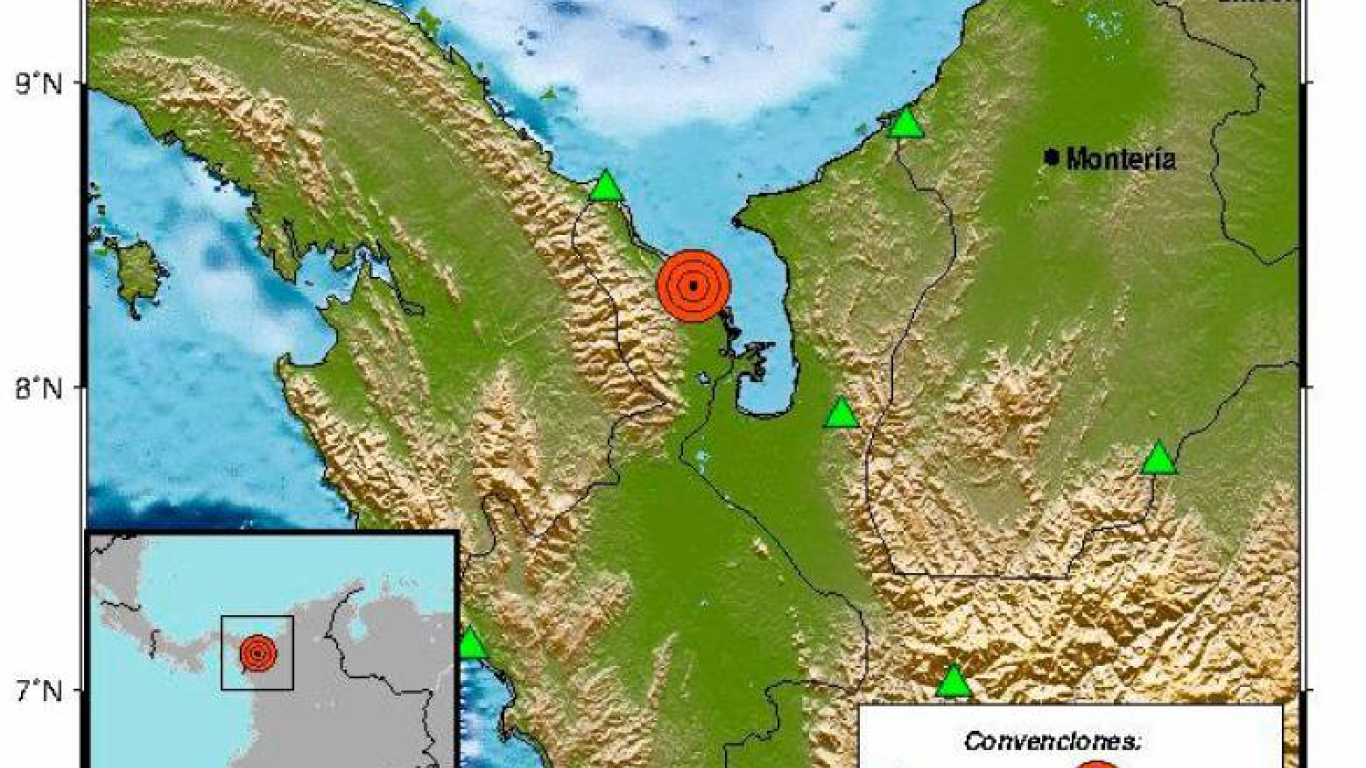 Fuerte temblor de 4.1 de magnitud sacudió municipios del Urabá antioqueño