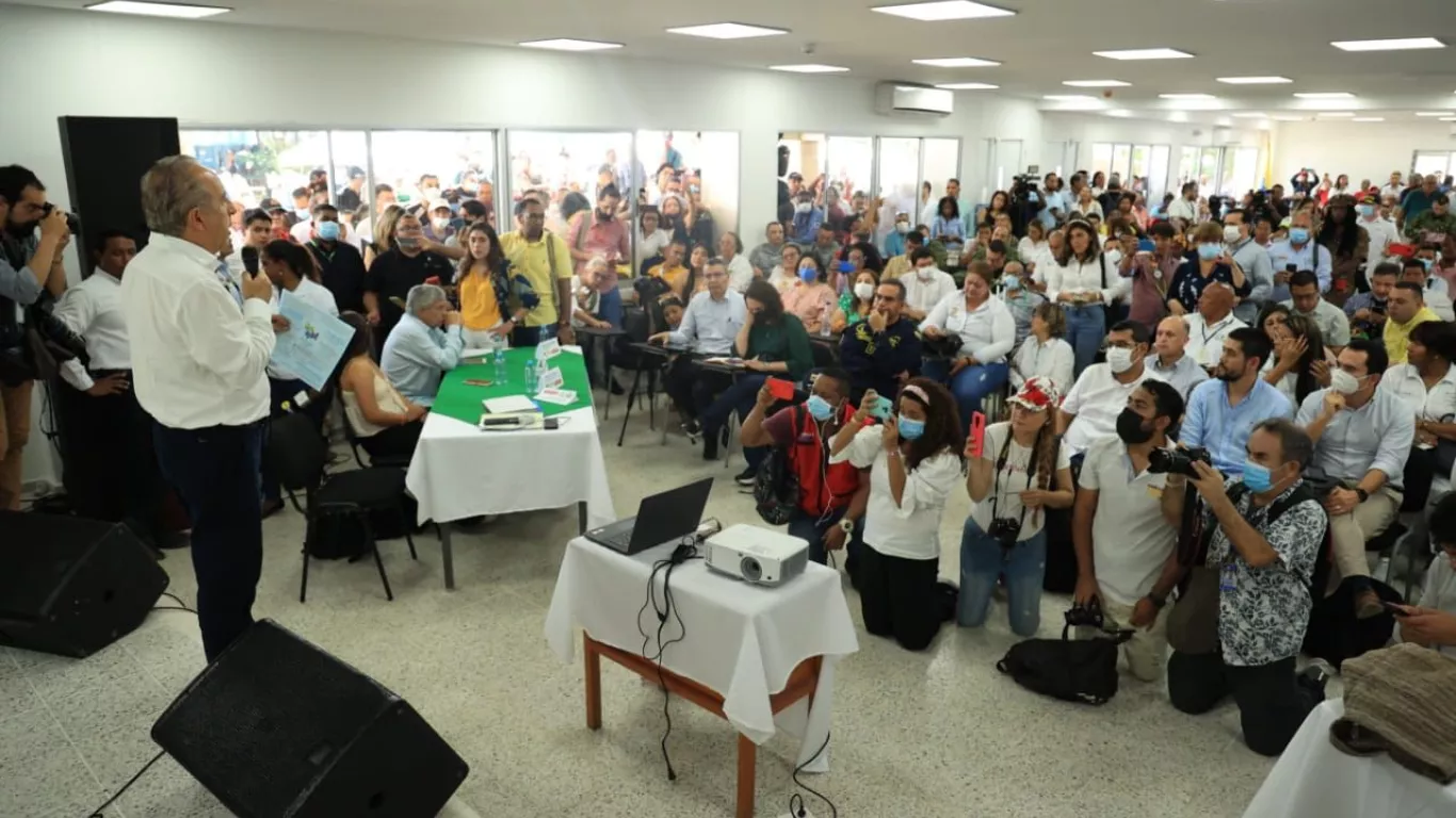 Primer diálogo regional en Turbaco, Bolívar