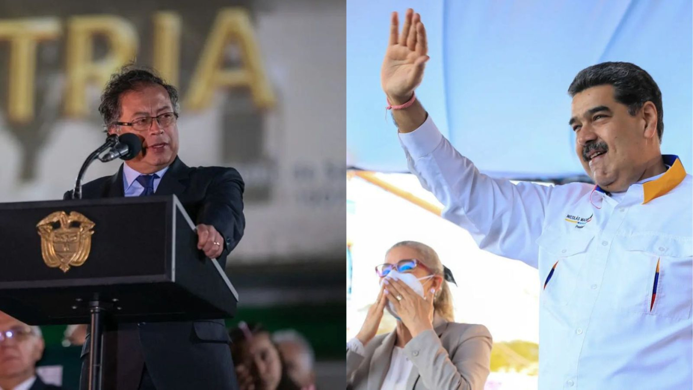 El mandatario Gustavo Petro pidió a Nicolás Maduro ser garante de los diálogos de paz con el ELN