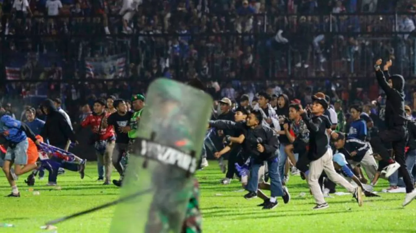 Tragedia estadio Indonesia