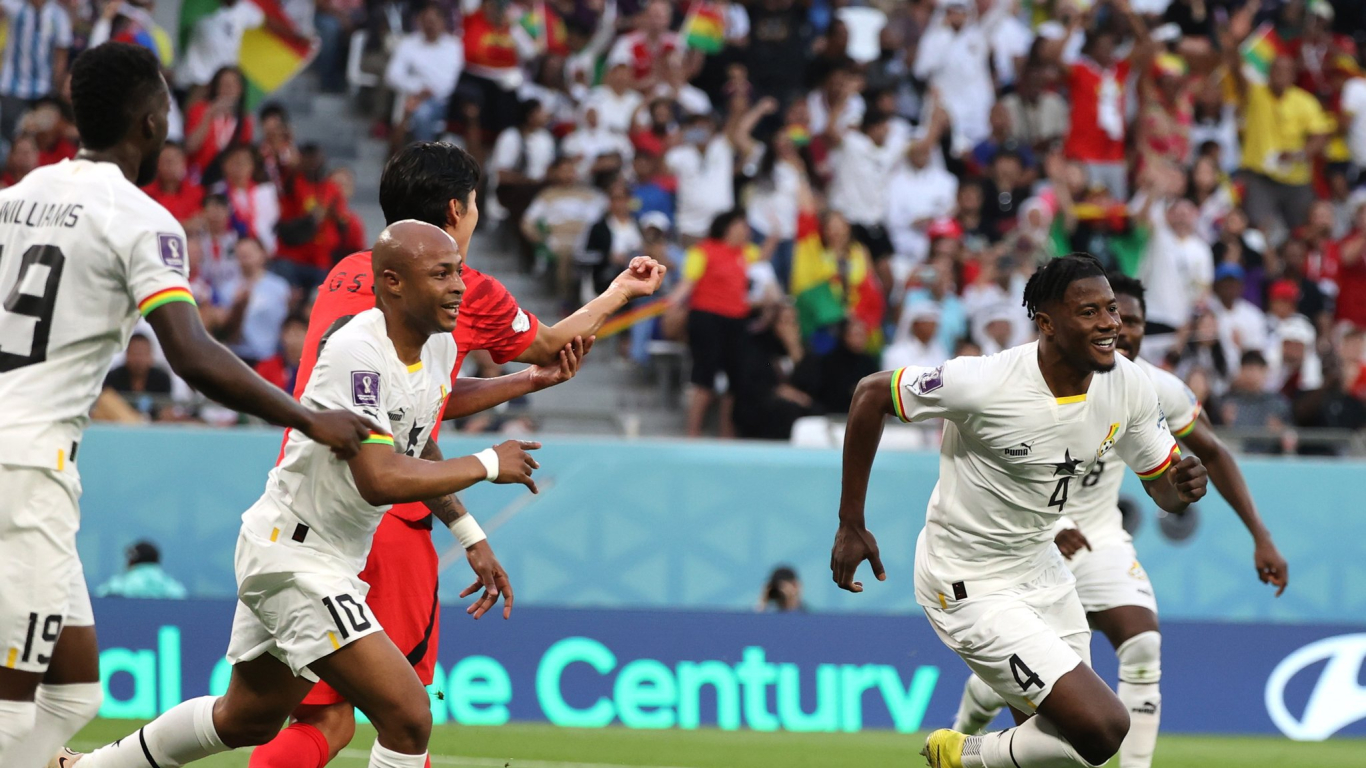 Ghana derrota 3-2 a Corea del Sur