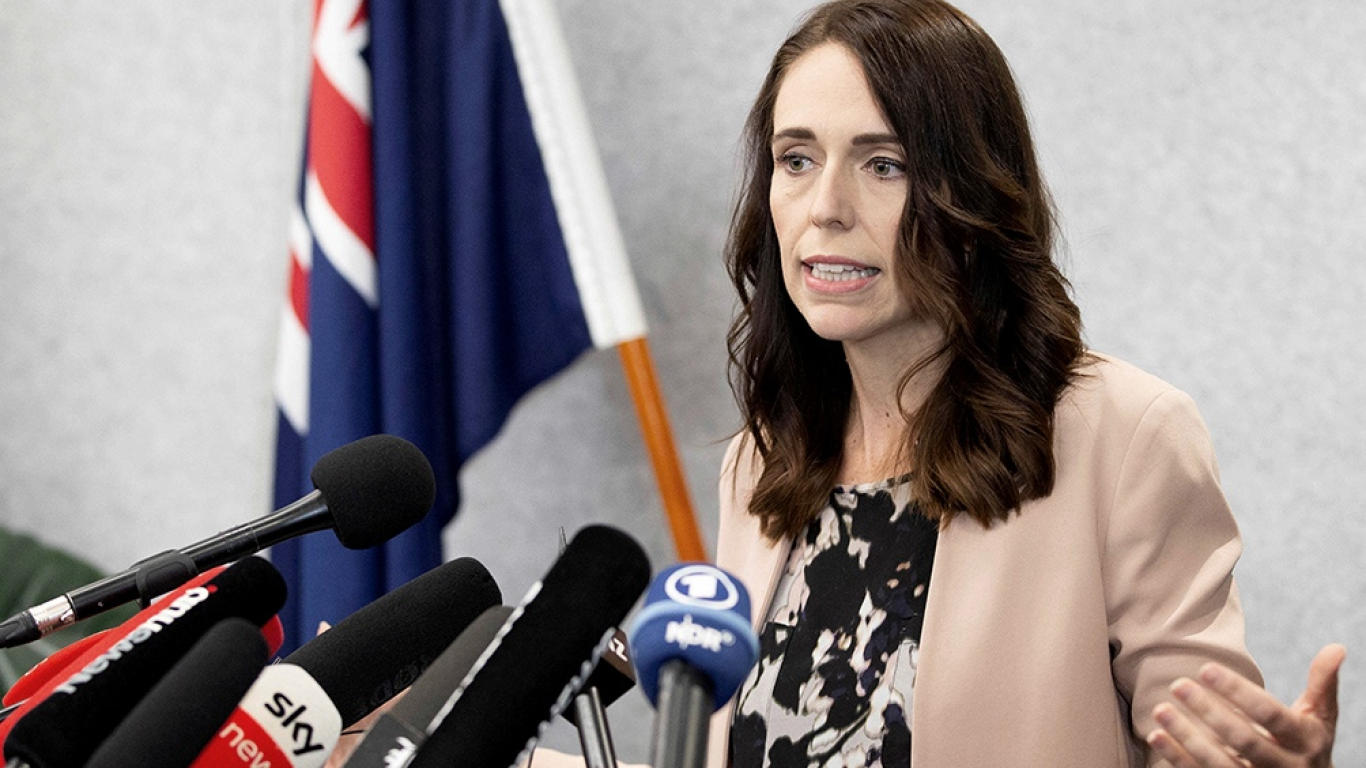 primera ministra de Nueva Zelanda, Jacinda Ardem