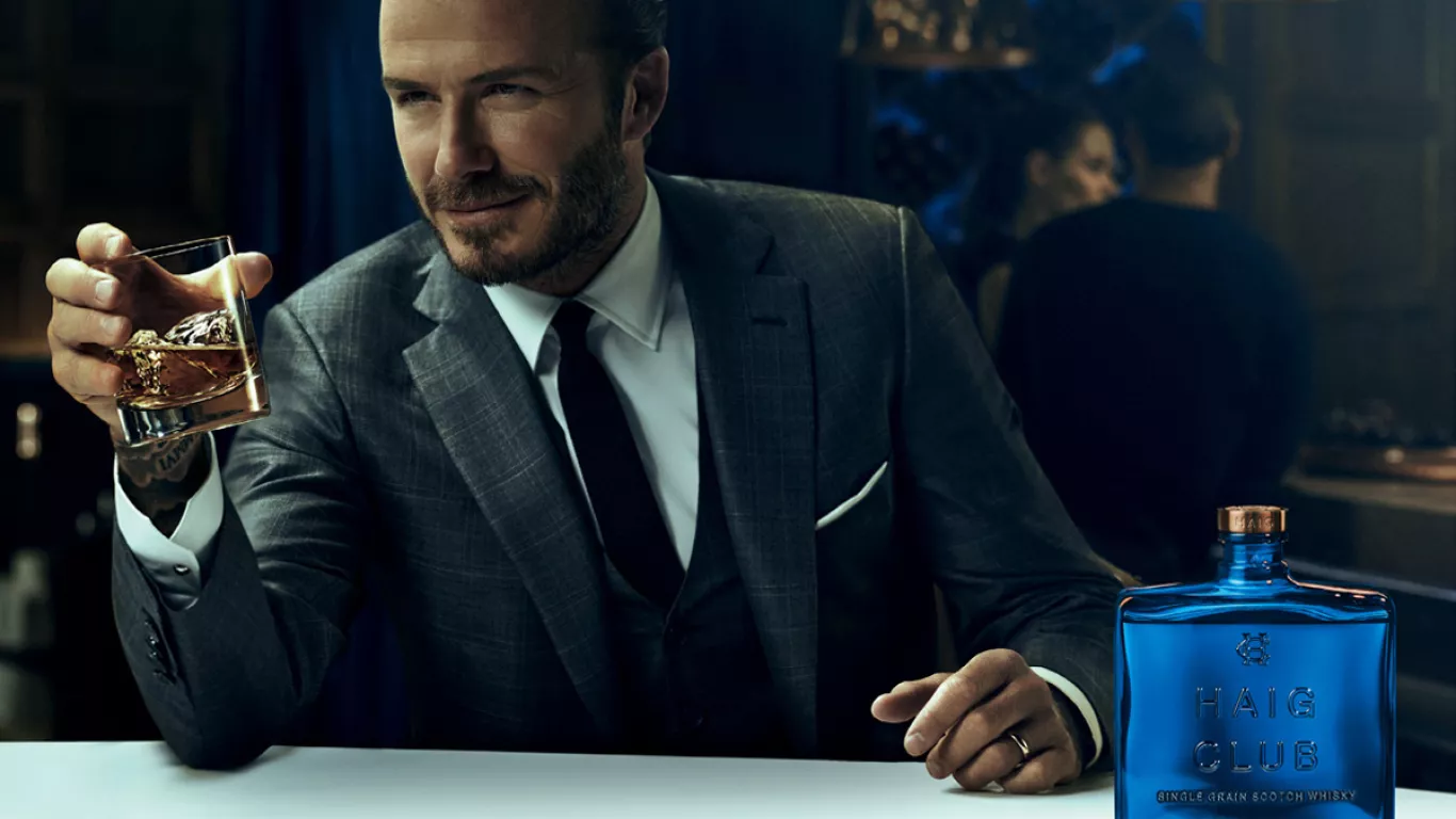 David Beckham Licor:  Whiskv Haig Club