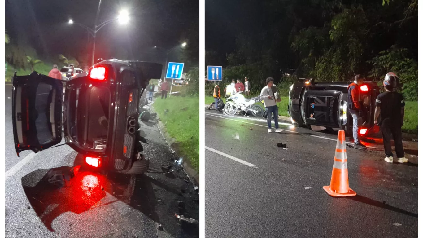 ACCIDENTE AVENIDA LAS PALMAS