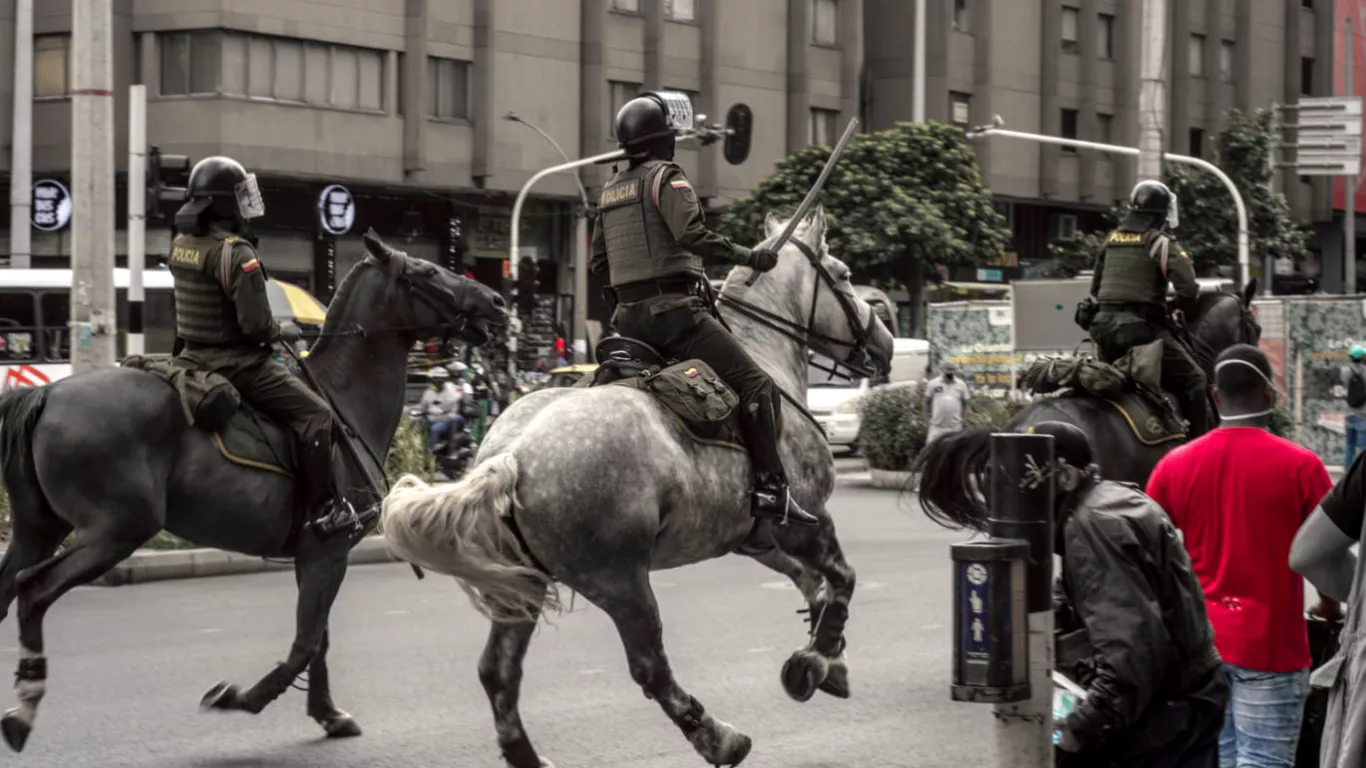 CABALLOS EN PROTESTAS