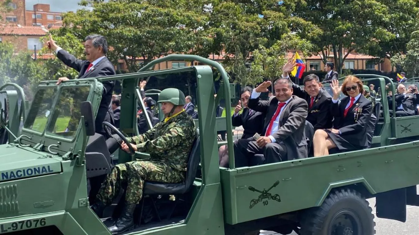 Retirados desfile