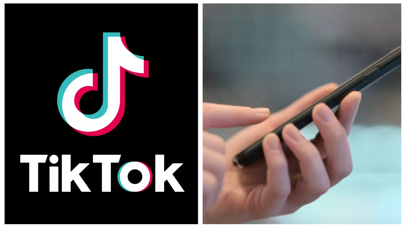 Tiktok logo y celular