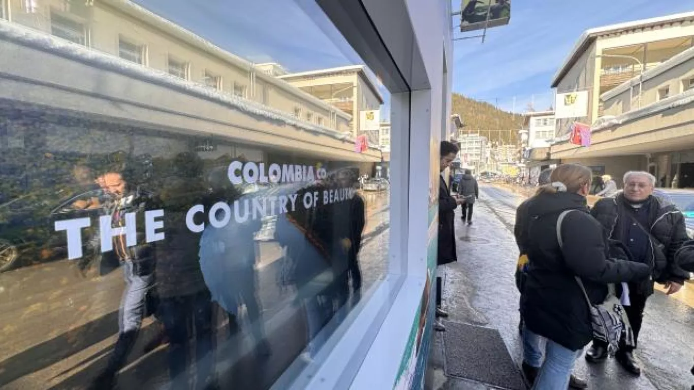 Fotos: la Casa Colombia en Davos que alquiló el gobierno de Gustavo Petro