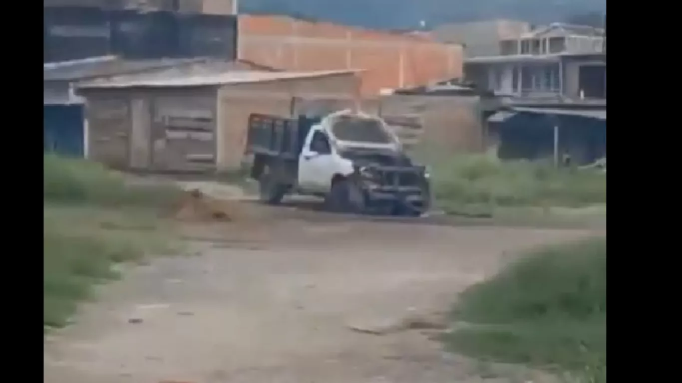 Atentado carro Cauca