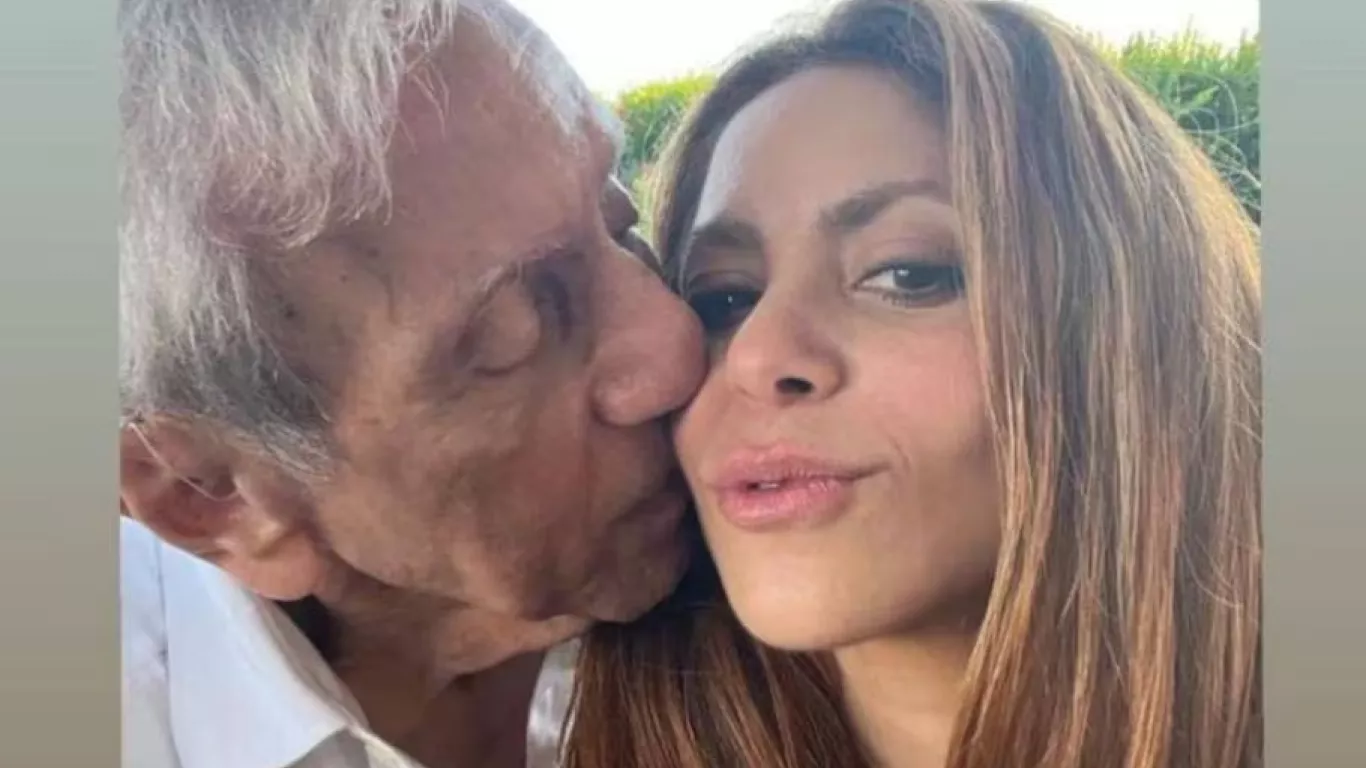 SHAKIRA Y SU PAPÁ 7 JUNIO