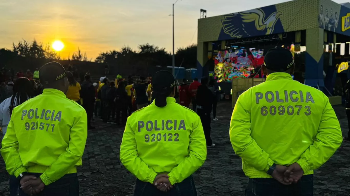 Policías en Bogotá 1
