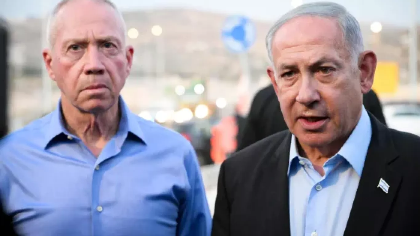 Netanyahu y Gallant 22