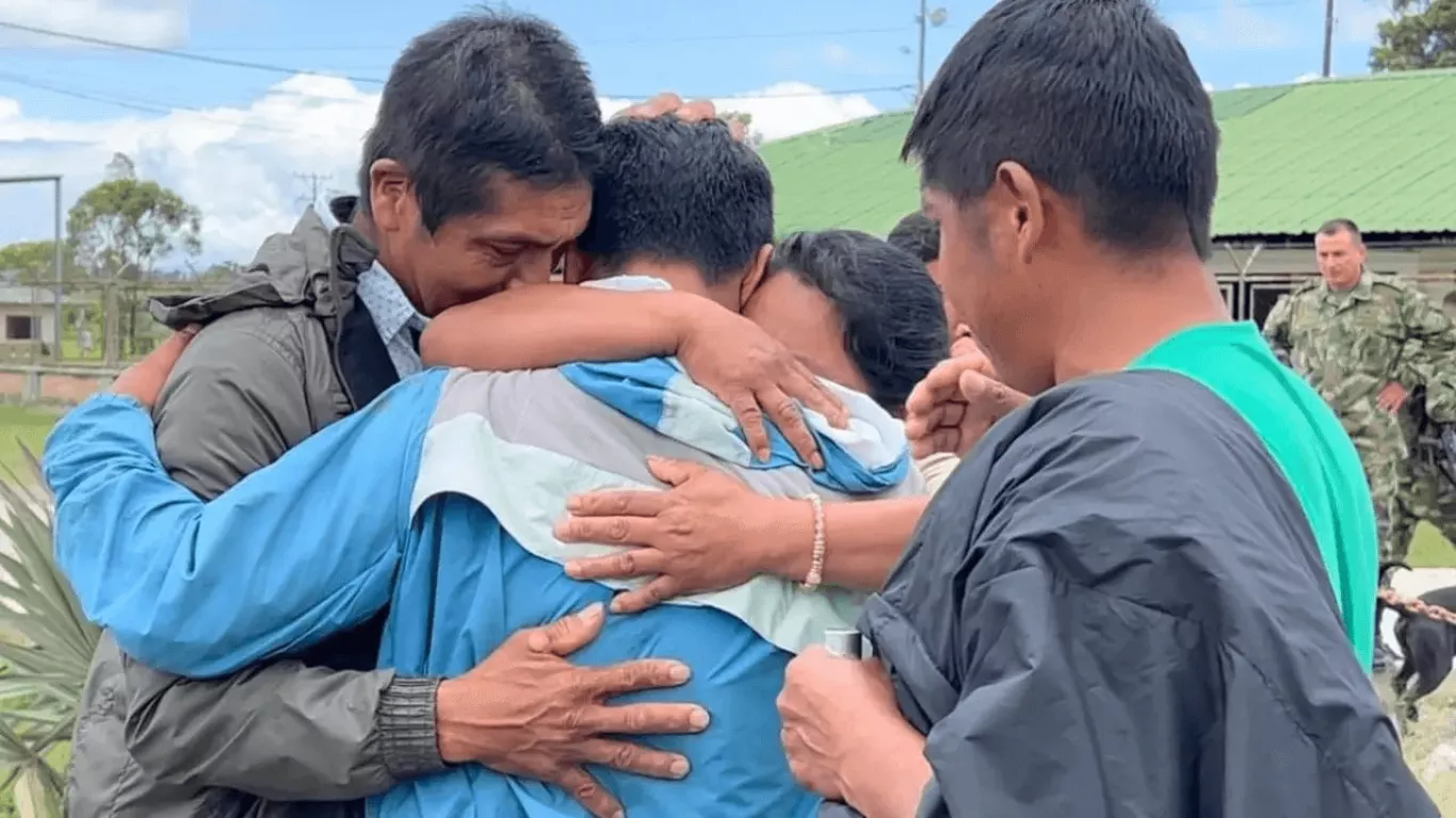 menores rescatados de disidencias