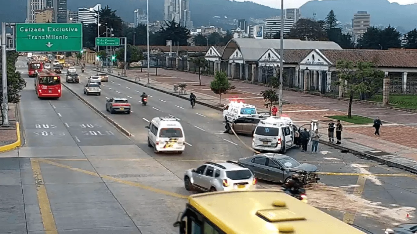 ACCIDENTE BOGOTÁ 10 FEBRERO