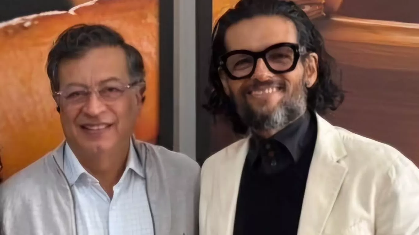 Draco Rosa y Gustavo Petro