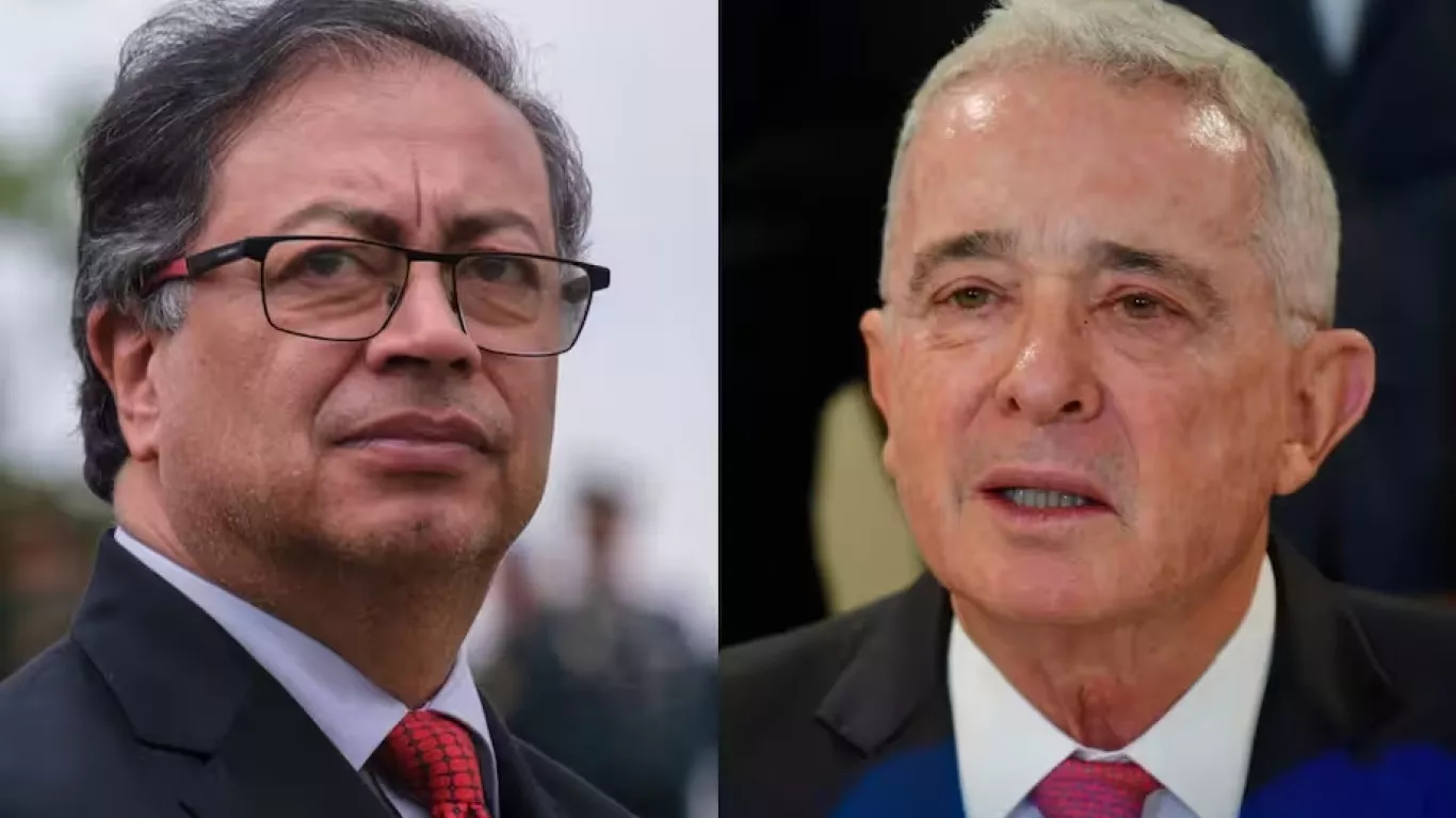 GUstavo Petro y Alvaro UriBe