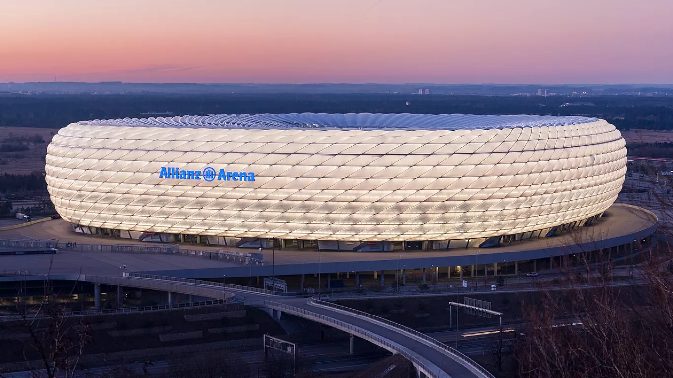 Allianz Arena de Múnich.