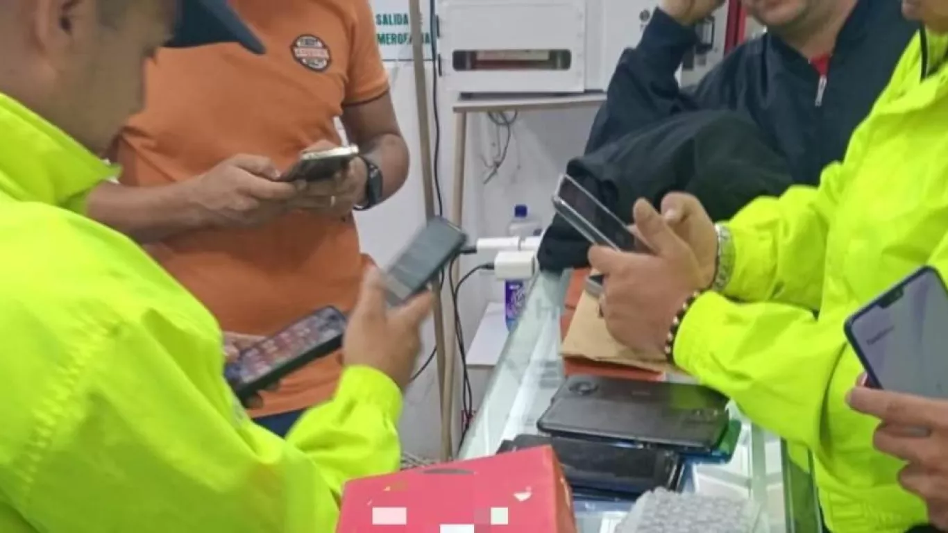 celulares incautados bog calle 13