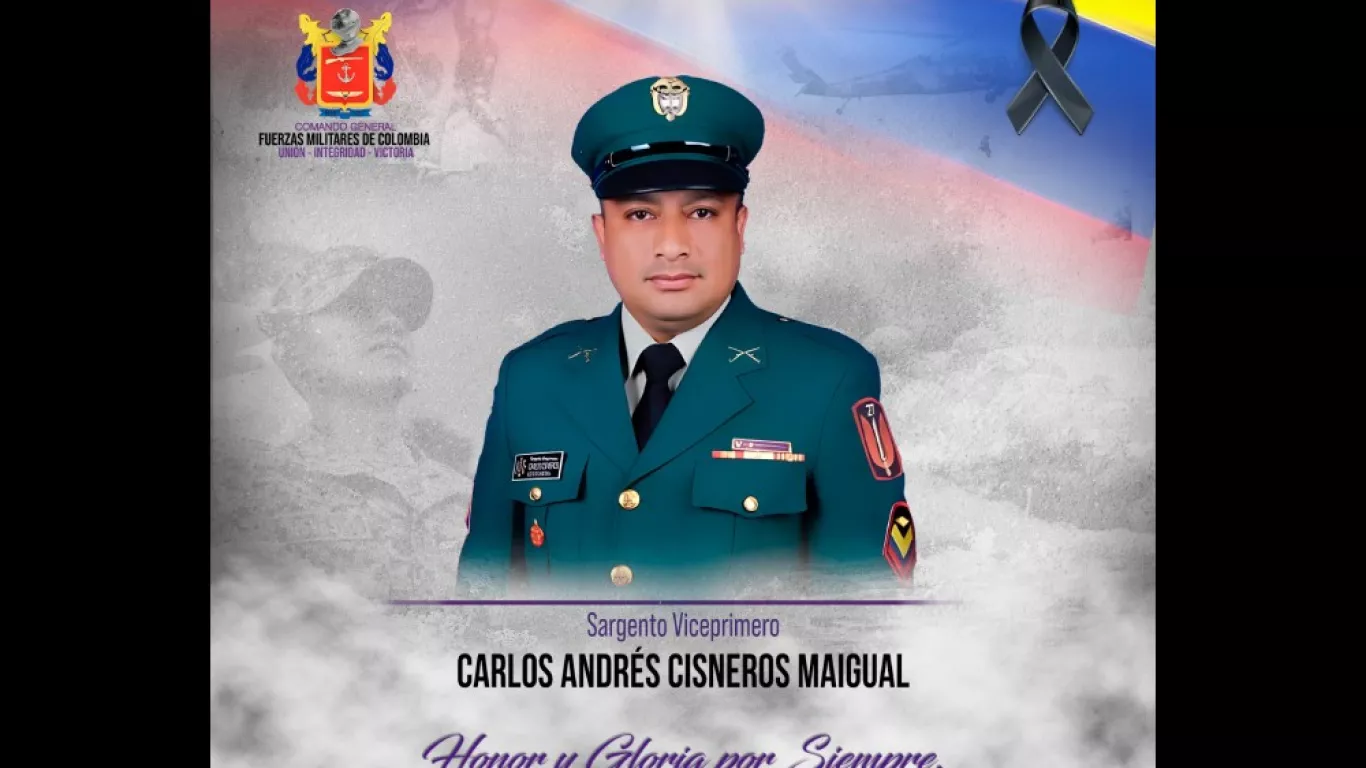 sargento viceprimero Carlos Andrés Cisneros