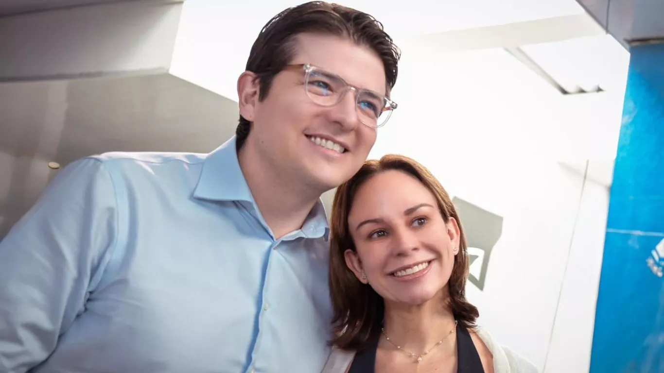 miguel uribe turbay y María Claudia Tarazona