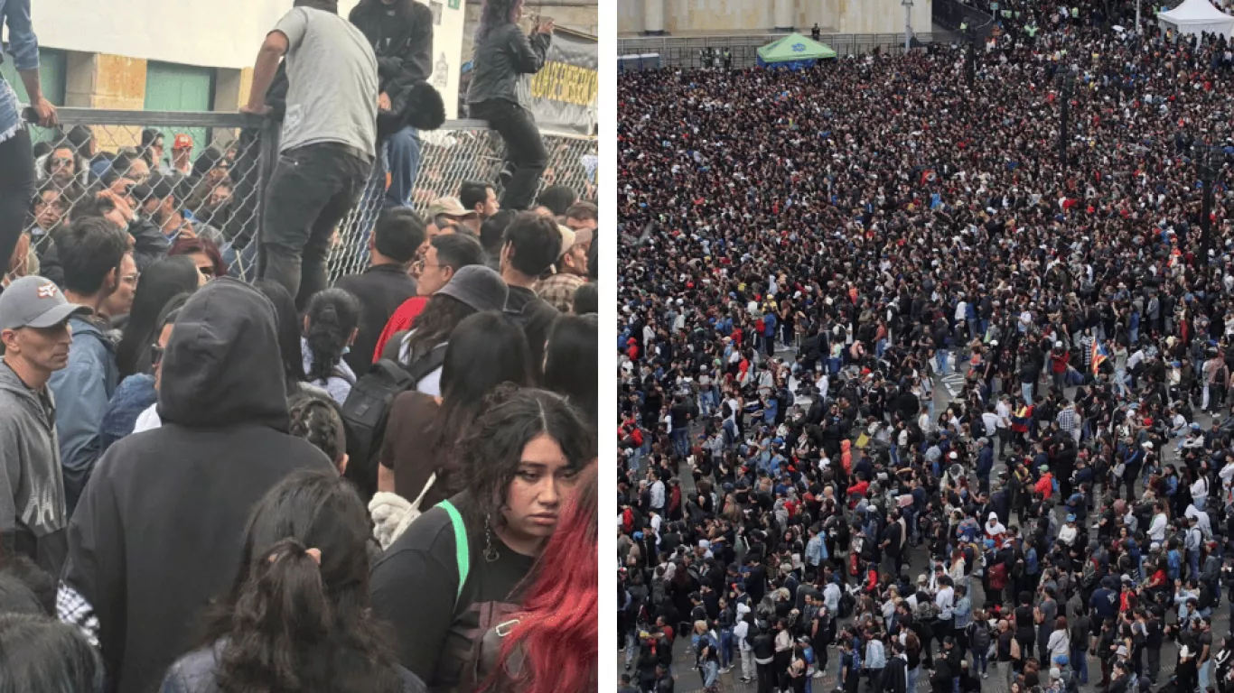 caos en concierto de la esperanza