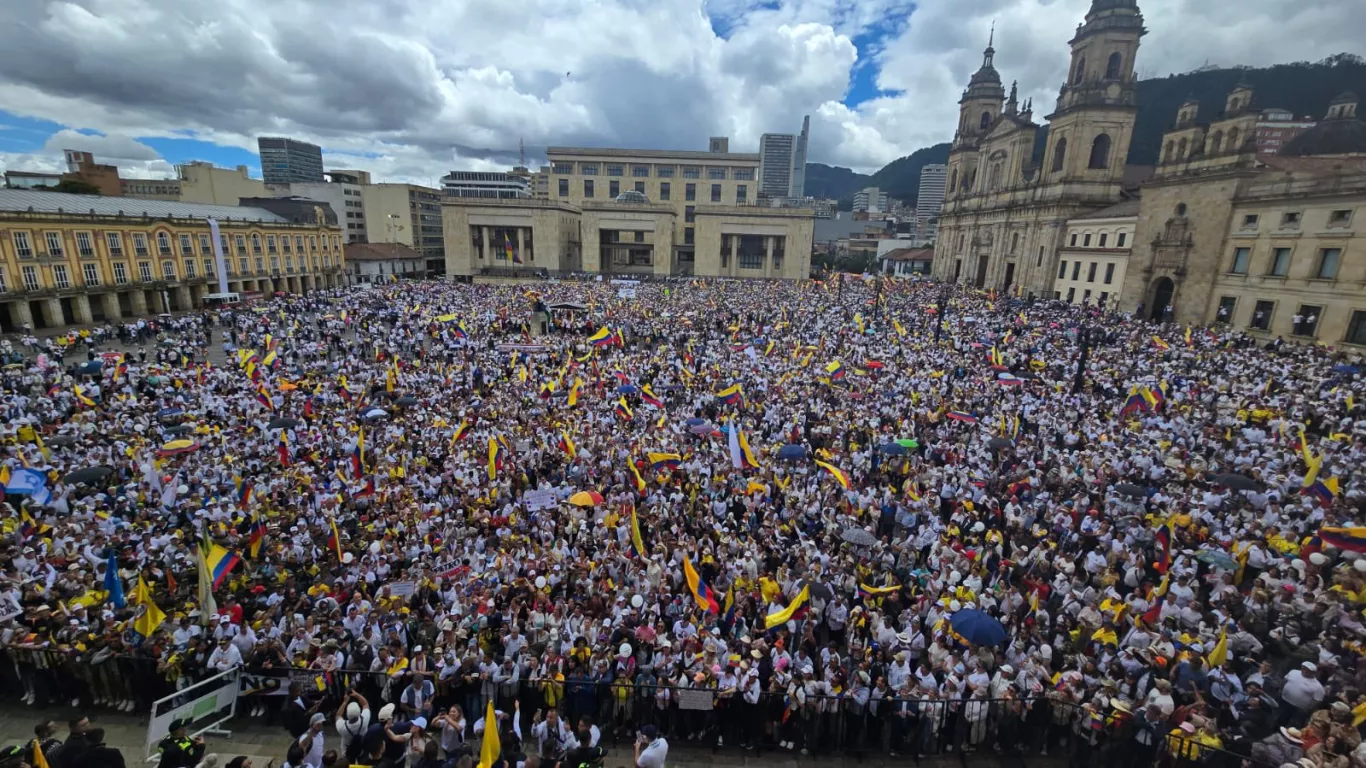 marcha del silencio plaza de bolivar