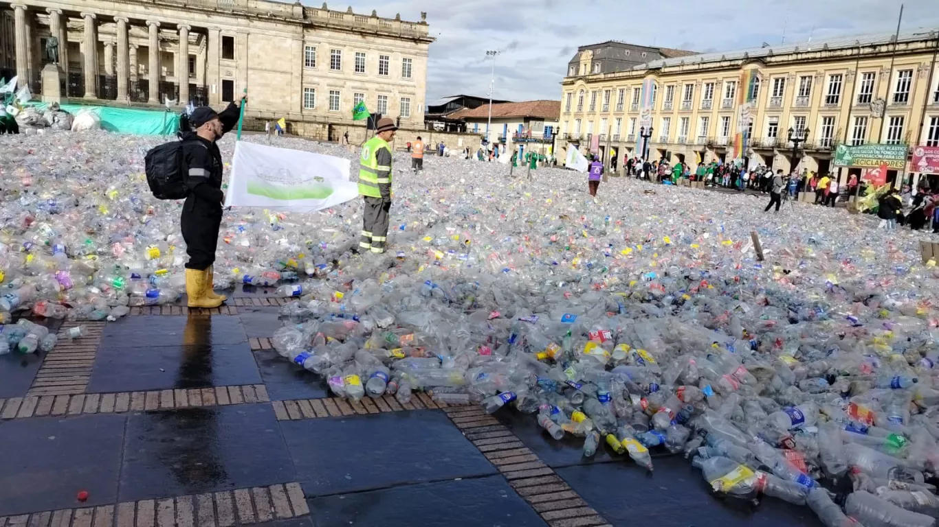 recicladores plaza de bolivar